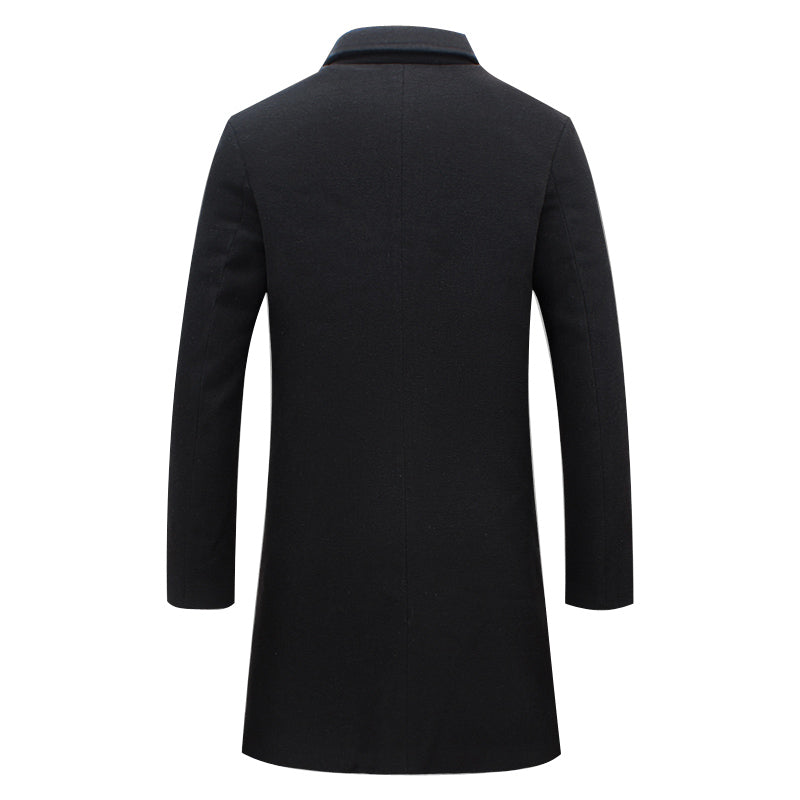 YHEGHT Men's Winter Coat Jacket Style Fashion Handsome Long Wool Overcoats  Comfortable Warm Soft Coat Tall Mens (Black, S) : : Clothing,  Shoes & Accessories