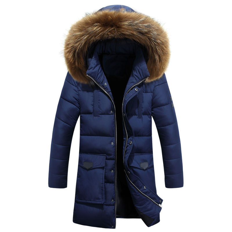 45 Degree Temperature Parka Men Cotton Padded Long Thick Warm Casual –  CANADA BRANDS™