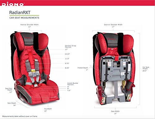 Diono radian rXT All-in-One Convertible Car Seat - Midnight Black