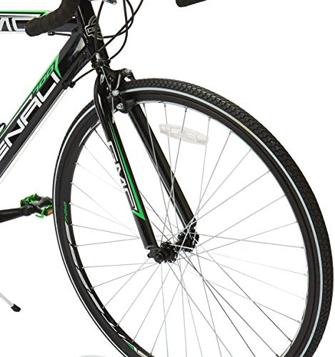 GMC Denali Road Bike, 700c, Black/Green, Medium/57cm Frame