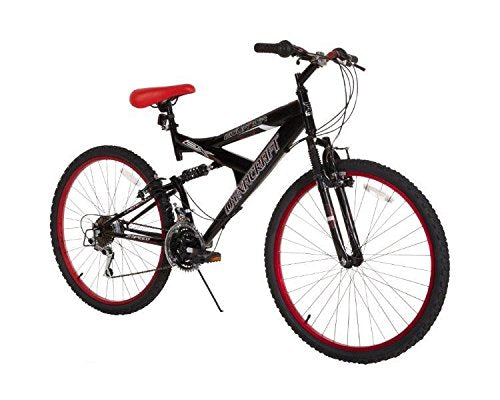 Dynacraft Men's 26-Inch 21 Speed Equator Bike, 18-Inch/One Size, Black/Red