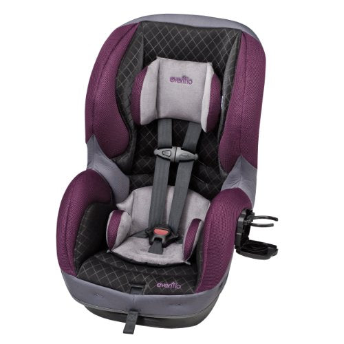 evenflo sureride 65 dlx convertible car seat Evenflo SureRide 65 DLX Convertible Car Seat Sugar Plum, Grey