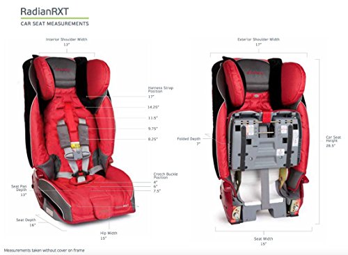 Diono radian rXT All-in-One Convertible Car Seat - Midnight Black