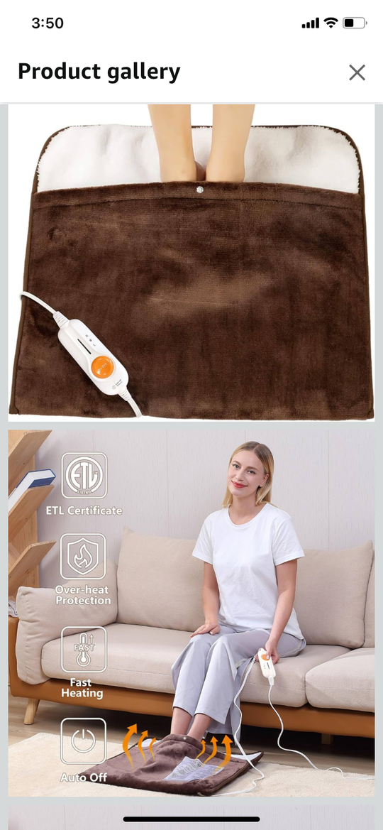 Electric Heated Foot Warmer