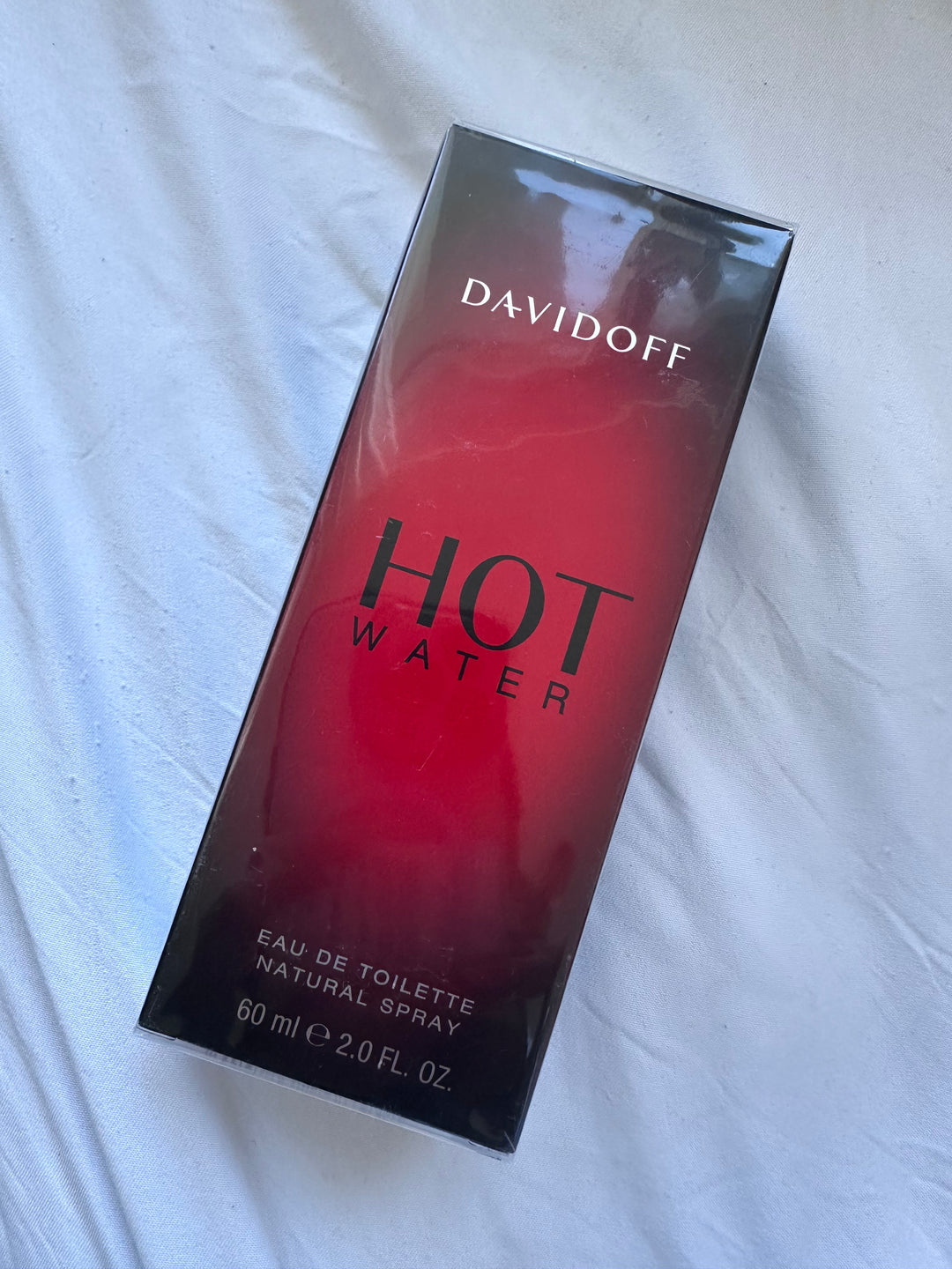 DAVIDOFF 🌹 HOT WATER 🌹 EAU DE TOILETTE NATURAL SPRAY 60 ml e 2.0 FL. OZ.
