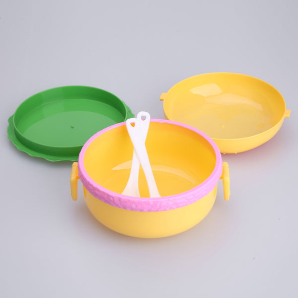 Hamburger Bento Lunch Box Food Container Storage with Fork