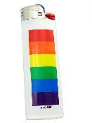 Rainbow BIC lighter