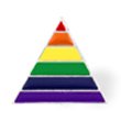 Gay Pride Silver Same Sex Symbol Lesbian Female Pins - Support LGBTQ Causes (10 Pins in Individual Bags)
