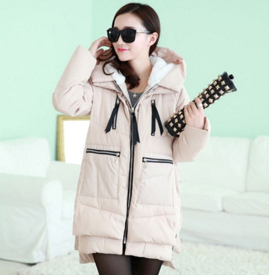 Women Military Coats Plus Size Thickening Cotton Hooded Parkas For Women Winter Coat Chaquetas Mujer Z008