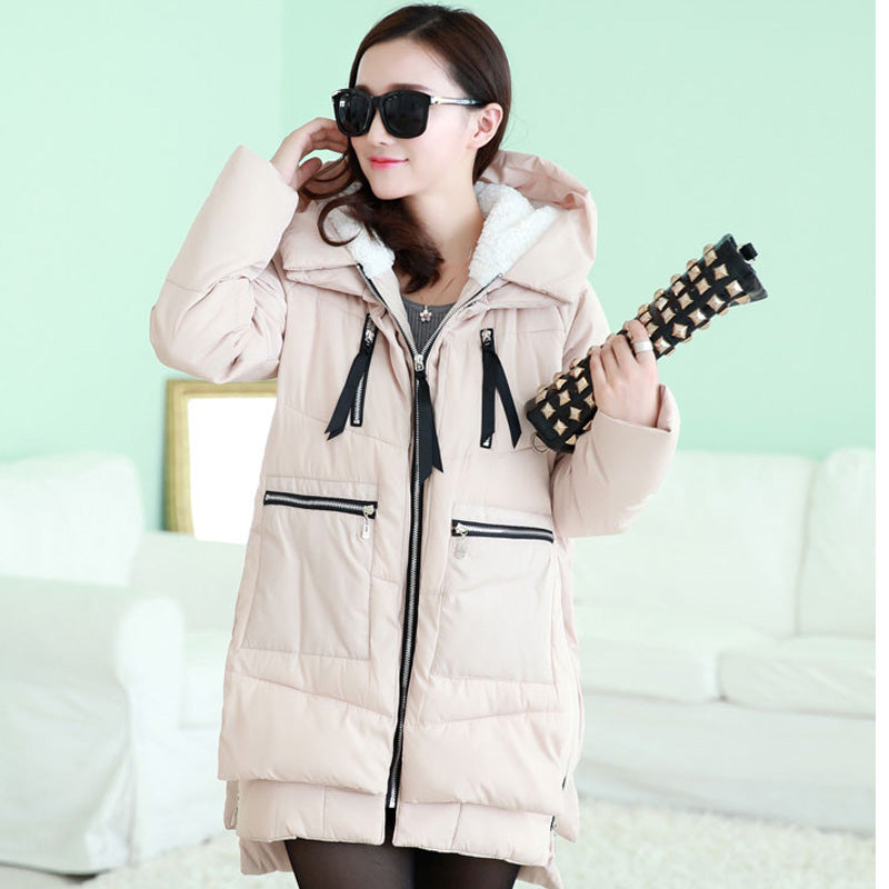 Women Military Coats Plus Size Thickening Cotton Hooded Parkas For Women Winter Coat Chaquetas Mujer Z008