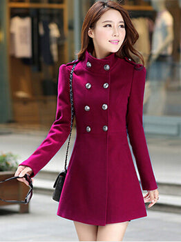 Double skirt coat top