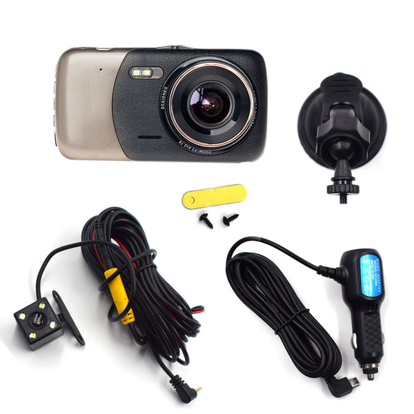 2017 New 4.0 Inch IPS Screen Car DVR Novatek Car Camera T810 Oncam Dash Camera Full HD 1080P Video 170 Degree Dash Cam