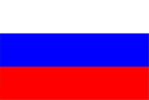 Russia Flag 5x3FT/150x90cm Polyester National Flag Perfect for Outdoor & Indoor