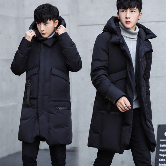 -30 Degree Temperature 2017 Long Thick Warm Casual Winter Jacket Men