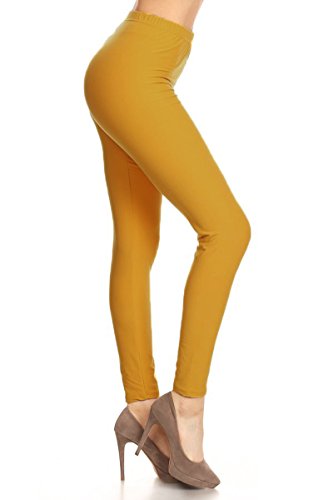 Leggings Depot Buttery Soft Basic Solid 45 COLORS Best Seller Leggings Pants Carry 1000+ Print Designs