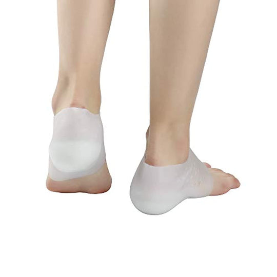 Okngr Height Increase Socks Invisible Height Lift Heel Pad Socks,4cm/1.6inch