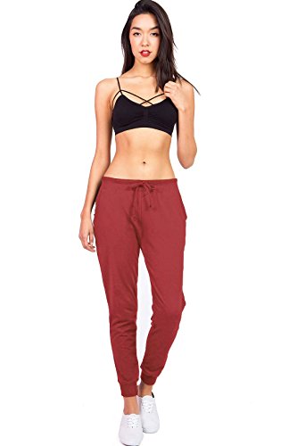 Ambiance Women's Juniors Soft Jogger Pants