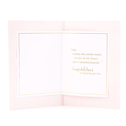 Hallmark Wedding Greeting Card for Two Brides (Marrying Your Love)