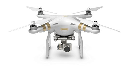 DJI CP.PT.000181 Phantom 3 Professional Quadcopter Drone with 4K UHD Video Camera, White