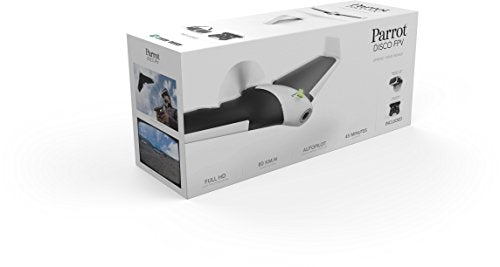 Parrot Disco Fixed Wing Drone with Camera, FPV & Controller, Black