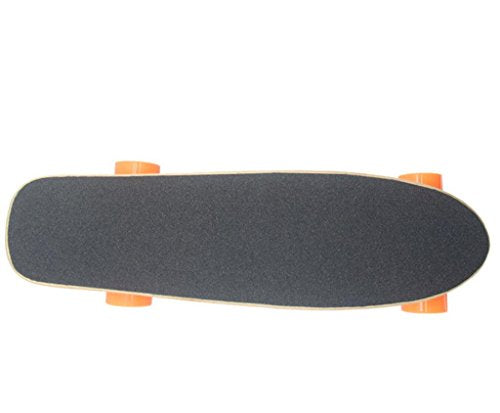 Remote Control Skateboard,GZD Electric Four - Wheel Scooter Seven Layers Of Northeast Maple PU Solid Round,Size 700 * 190 * 150mm,250W Motor, 15mph Top Speed,10km Range.