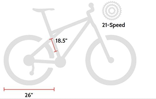 Kent Thruster KZ2600 Dual-Suspension Mountain Bike, 26-Inch