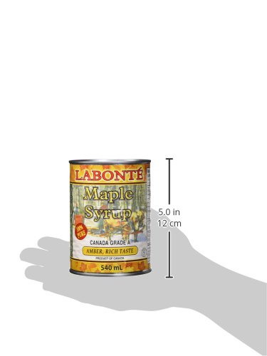 Labonté Pure Maple Syrup AMBER RICH TASTE 540 Milliliter