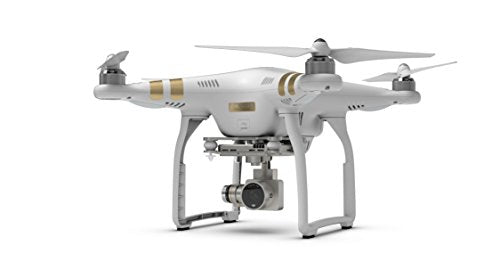 DJI CP.PT.000181 Phantom 3 Professional Quadcopter Drone with 4K UHD Video Camera, White