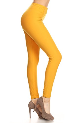 Leggings Depot Buttery Soft Basic Solid 45 COLORS Best Seller Leggings Pants Carry 1000+ Print Designs