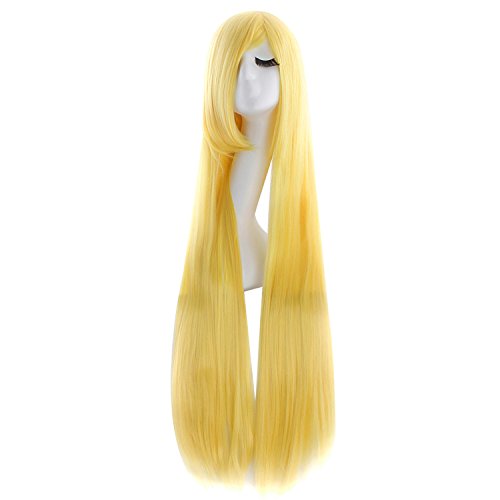 Anime Costume Long Straight Cosplay Wig (Light Blonde)