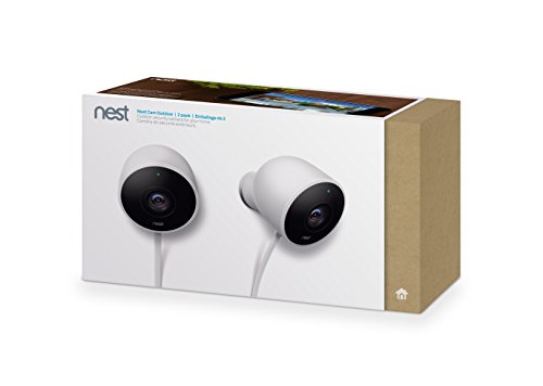 Nest Cam Outdoor Security Camera 2 pack
