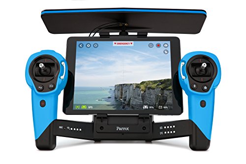 Parrot BeBop Drone 14 MP Full HD 1080p Fisheye Camera SkyController Bundle (Blue)