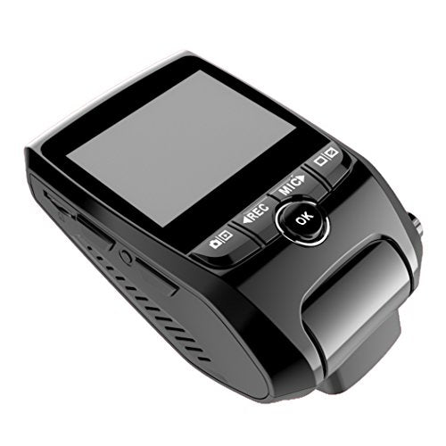 Pruveeo V7 2.4" LCD Full HD 1080P Dash Cam Front and Rear Dual Camera, 170+90 Degrees Wide Angle Lens, Dash Cameras for Cars with Night Vision, Dashboard Camera Car Driving Recorder DVR