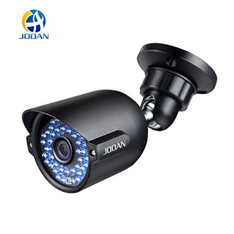 Security Camera, JOOAN 604YRA-T 1/3''CMOS 1000TVL CCTV Outdoor Waterproof Bullet Analog Surveillance Cameras 42-IR-LEDs - Black(Update Version)