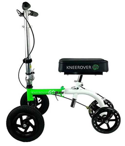 NEW KneeRover GO HYBRID - Most Compact and Portable Knee Scooter with ALL TERRAIN Front Wheels
