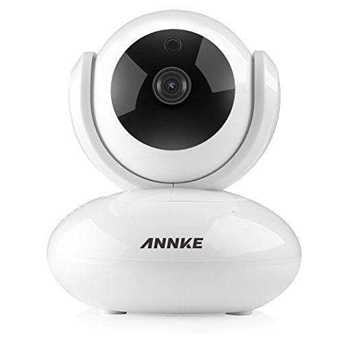 SANNCE Wifi 720P IP Camera, Home Security Wireless IP Camera with Motion Detection and Two-Way Audio Pan/Tilt Night Vision Baby Monitor (White)