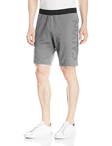 Calvin Klein mens Mixed Media Terry Logo Short