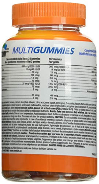 Centrum® MultiGummies Adult (150 Count, Cherry, Berry, Orange Flavor) Multivitamin Gummies