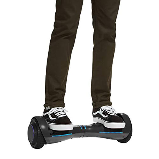 GOTRAX Hoverfly ION LED Hoverboard - UL Certified Hover Board w/Self Balancing Mode (Black)