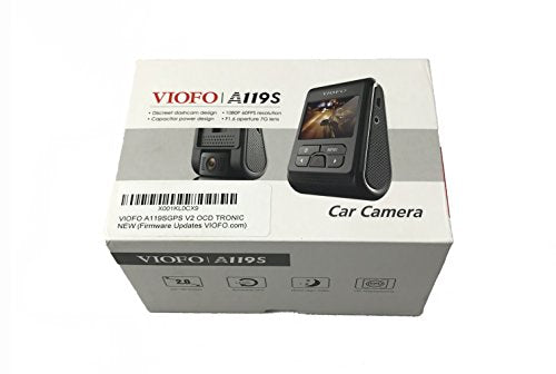 VIOFO A119S V2 Dash Camera with GPS Logger (Latest 2018 Edition)