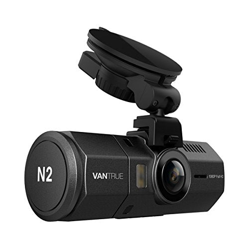 Vantrue N2 Pro Uber Dual Dash Cam 1920x1080P Front and Rear Dash Cam (2.5K 1440P Single Front Recording) 1.5" LCD 310° Car Dashboard Camera w/Super Night Vision, Parking Mode, Cold Resistant, Loop Recording, Sony Sensor, Optional GPS, Motion Detection