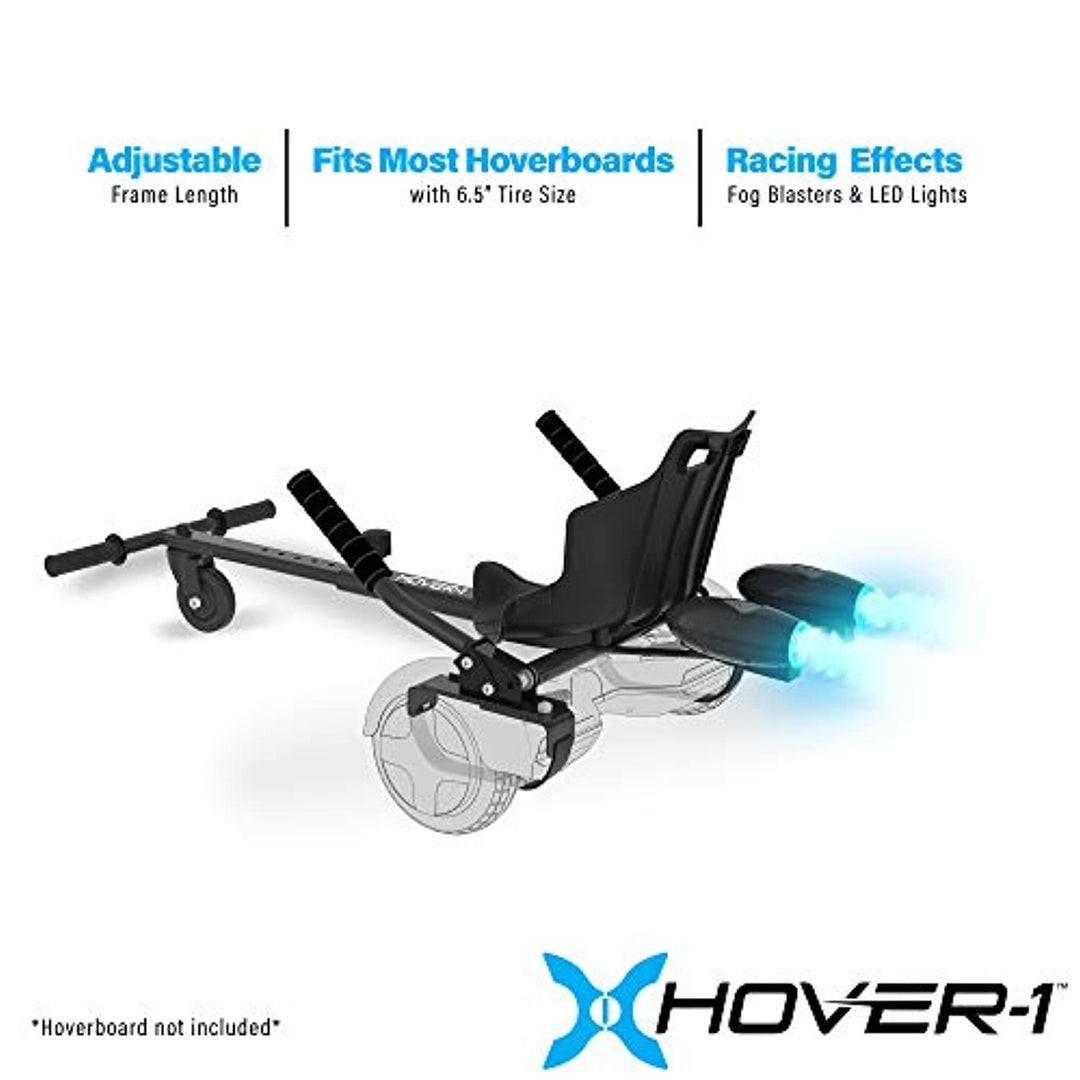 Hover-1 Falcon 1 Hoverboard Seat Attachment Turbo Light, Transform Your Hoverboard into Go-Kart