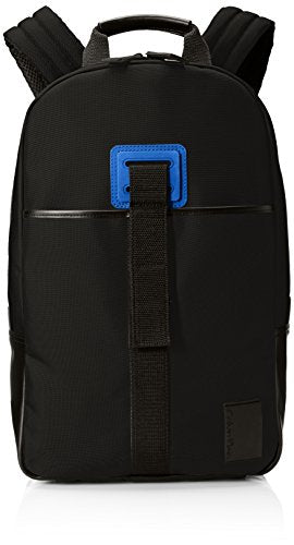 Calvin Klein Men's Ballistic Nylon Backpack, Black/Blue, One Size