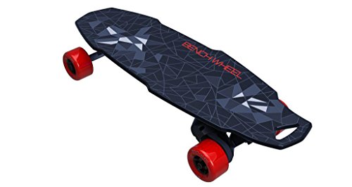 BENCHWHEEL Penny Board 1000W Electric Skateboard, Black, 27"