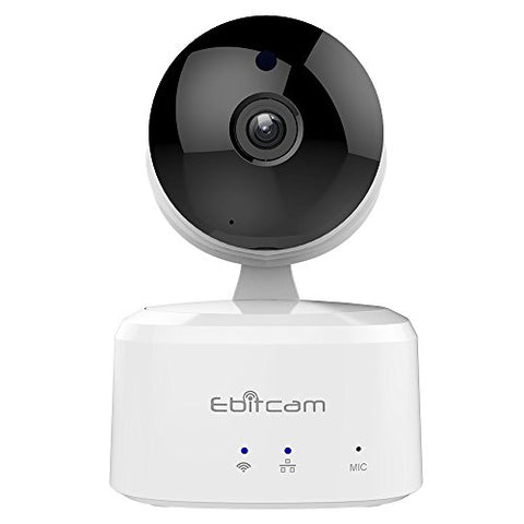 Ebitcam 1080P HD Smart Wifi Dome Camera,Baby/Pet Monitoring Wireless Security Camera, Pan/Tilt/Zoom,Night Vision, Schedule Recording, Motion Alarm,Remote Real-time Monitoring with Two-way Audio (E2-X)