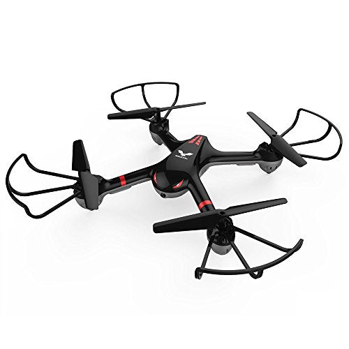 DROCON Cyclone X708 - Drone for Beginners Training Quadcopter Equipped with 3D Flip Headless Mode One Key Return Easy Operation (X708W with WIFI Camera)