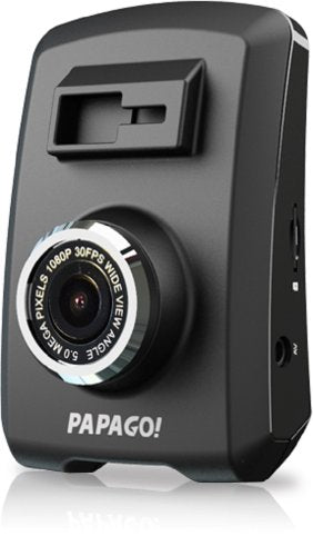 PAPAGO GS260-US Gosafe 260 Auto Dimming Rear View Mirror with Full HD 1080P Dashcam with 2.7-Inch LCD, Black