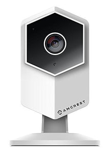 Amcrest ProHD Shield Wireless IP Security Camera, 960P 1.3 Megapixel(1280960P), Two-Way Audio, Super Wide 140° Viewing Angle, MicroSD & Cloud Recording, Digital Zoom, Night Vision, IPM-HX1W (White)