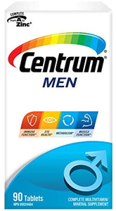Centrum Men (90 Count) Multivitamin/Multimineral Supplement Tablet, Vitamin B