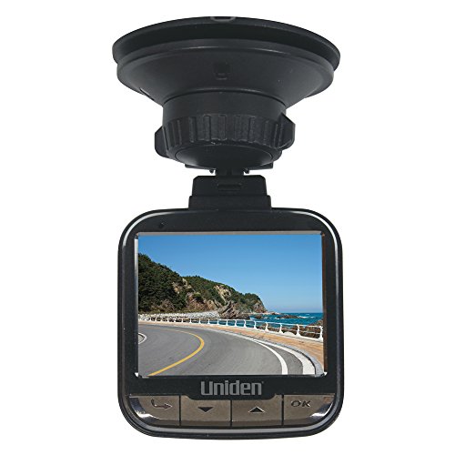 Uniden DC2, 1080p Full HD Dash Cam, 2.0-Inch LCD, G-Sensor with Collision Detection, Loop Recording, 140-Degree Wide Angle Lens, 8GB Micro SD Card Included